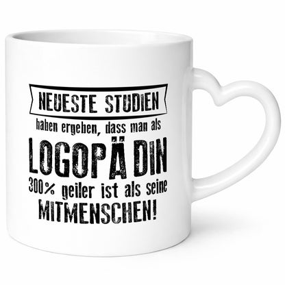 Neuste Studien: Logopädin | Sprachtherapie lustiger Spruch Geschenk Humor