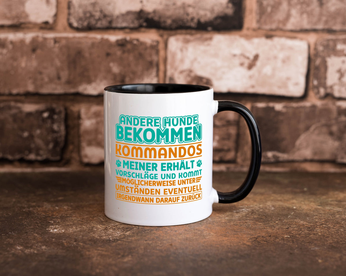 Hunde Training | Hundebesitzer Tasse Hundekommando vl10 Geschenk Tierliebhaber