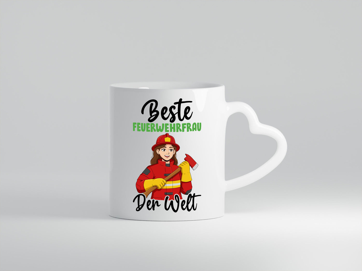 Beste Feuerwehrfrau | Feuerwehr Humor Geschenkidee Tasse