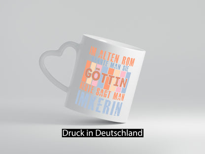 Heute sagt man: Imkerin | Imkerei lustig Humor Geschenkidee Geschenk Tasse