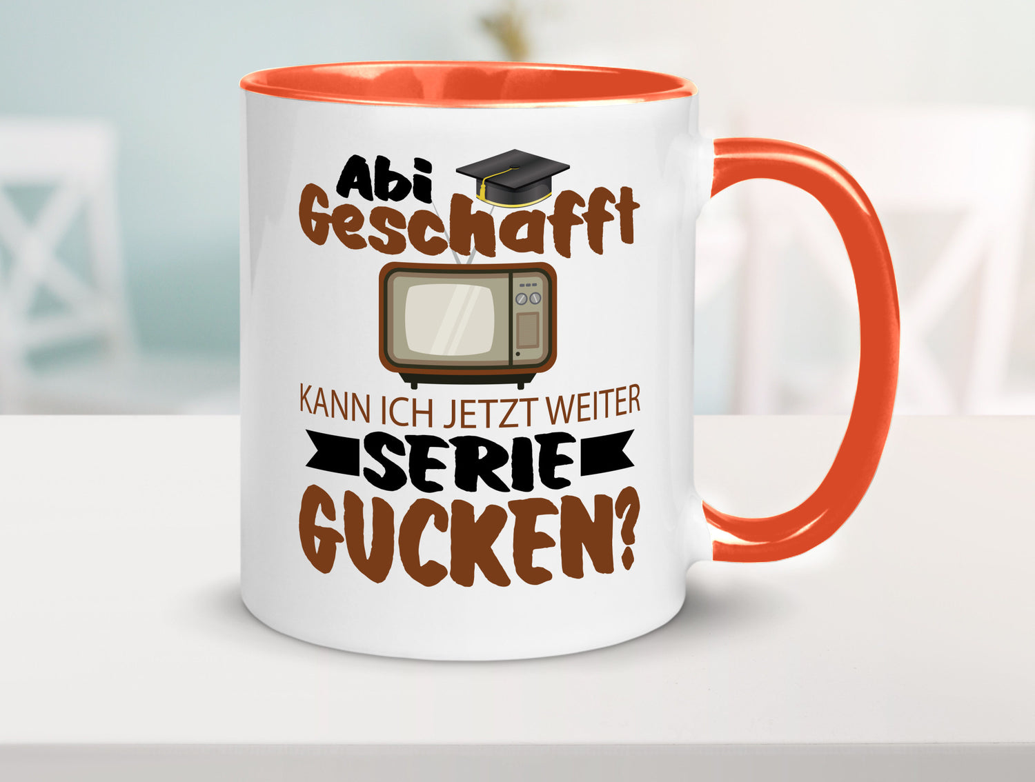 Abi Geschaft | Serie Gucken Bachlor Abitur Geschenk Humor Geschenkidee lustiger