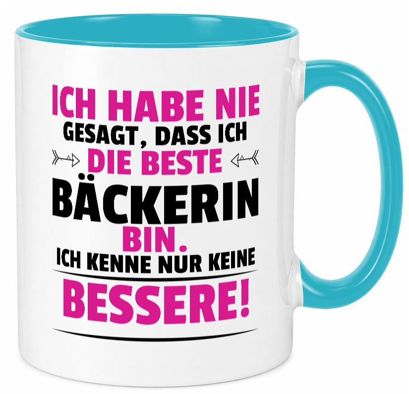 Die Beste Bäckerin | Bäckerei Frauen Backen lustig Humor Geschenkidee Geschenk Tasse