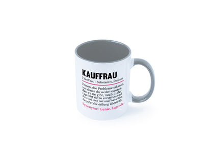 Kauffrau | Humor Spruch Definition Kauffrauen Geschenkidee Tasse