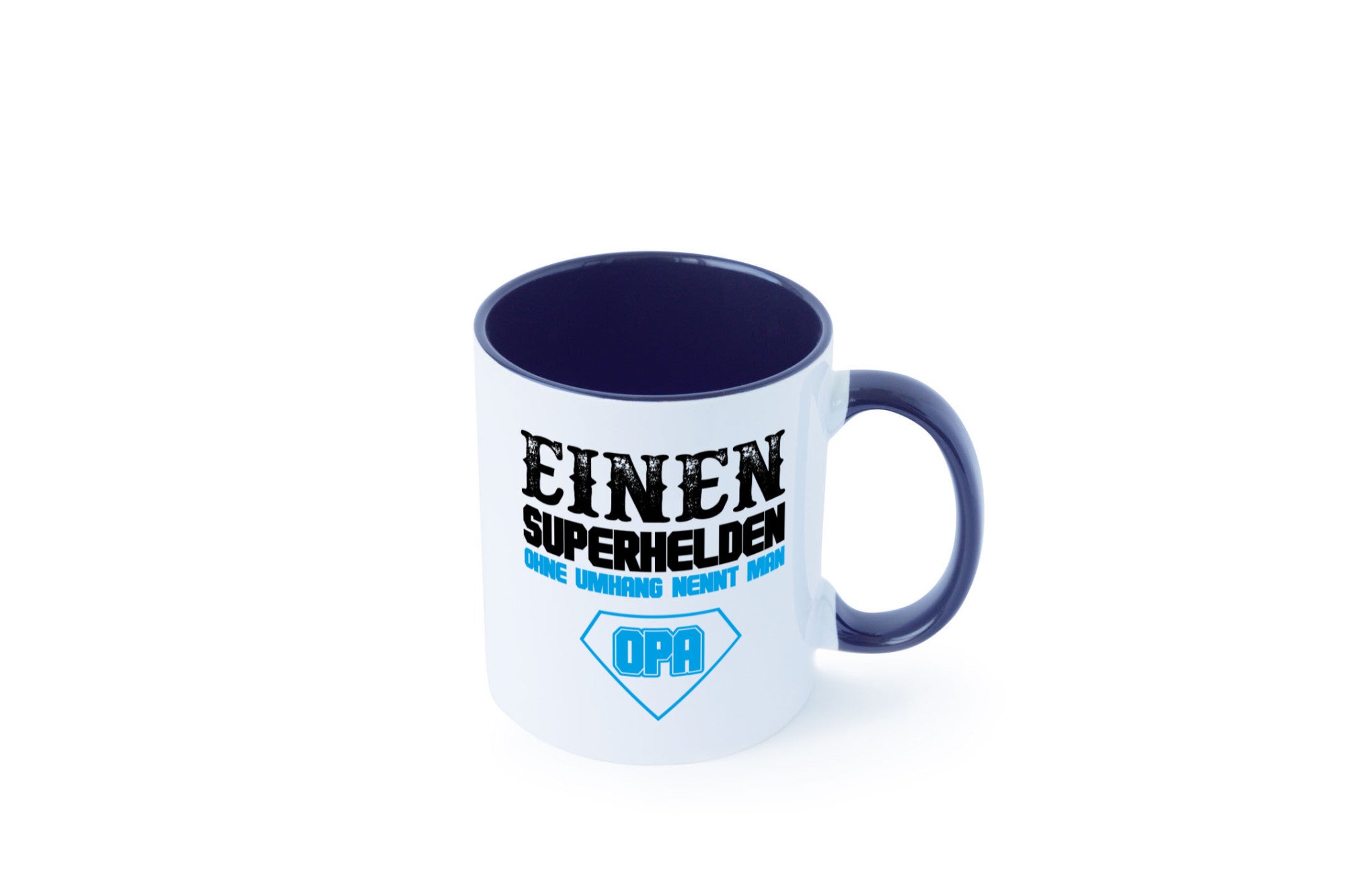 Superheld Opa Geschenk Familie Geschenkidee lustiger Spruch Tasse