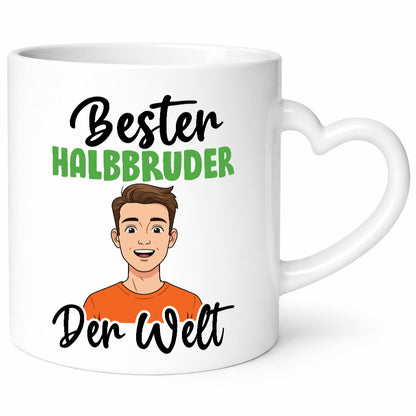 Bester Halb Bruder | Stiefvater Humor Familie Geschenkidee Tasse