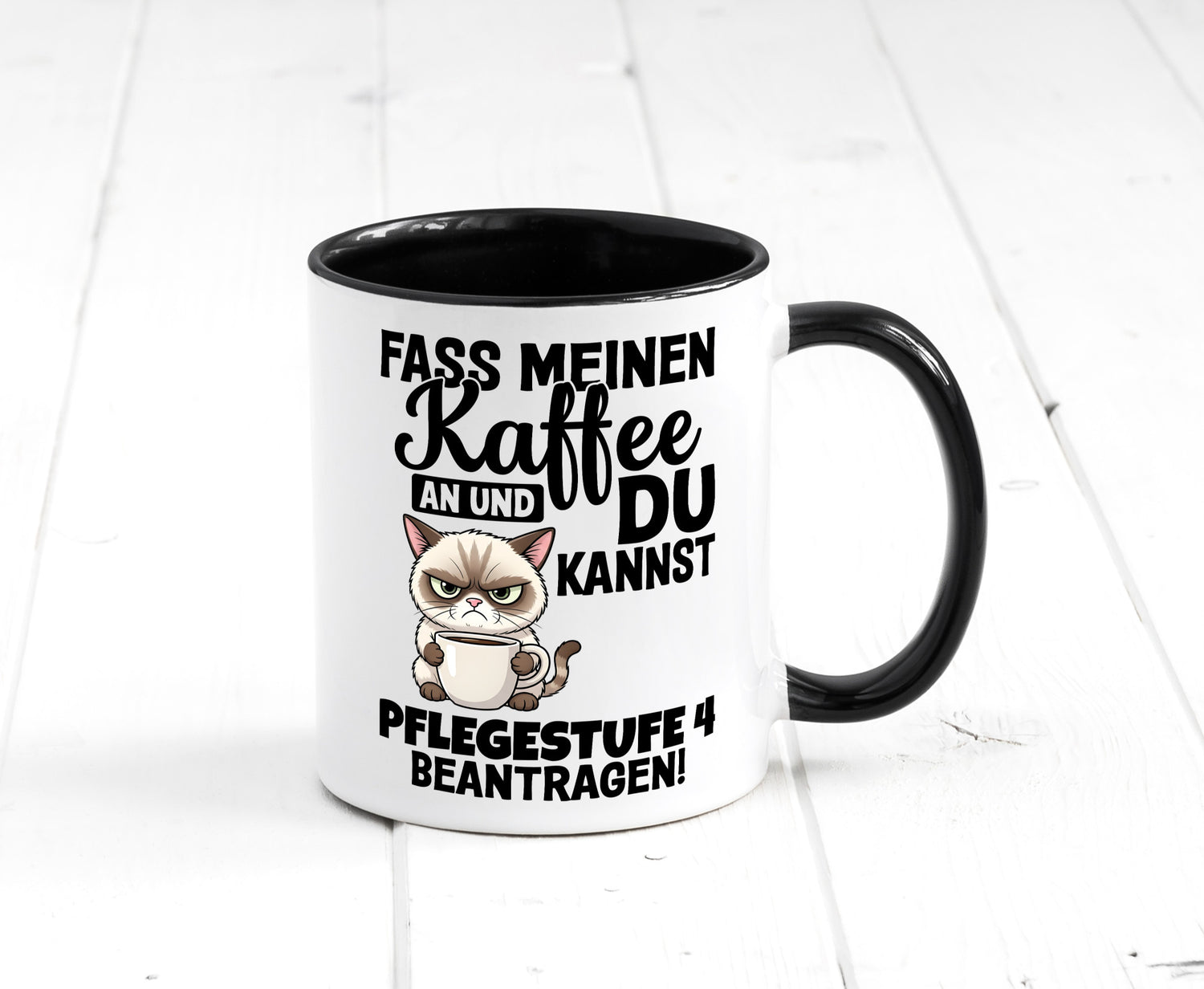 Fass meinen Kaffee an | Pflegestufe 4 Krankenschwester v3 Geschenkidee Humor