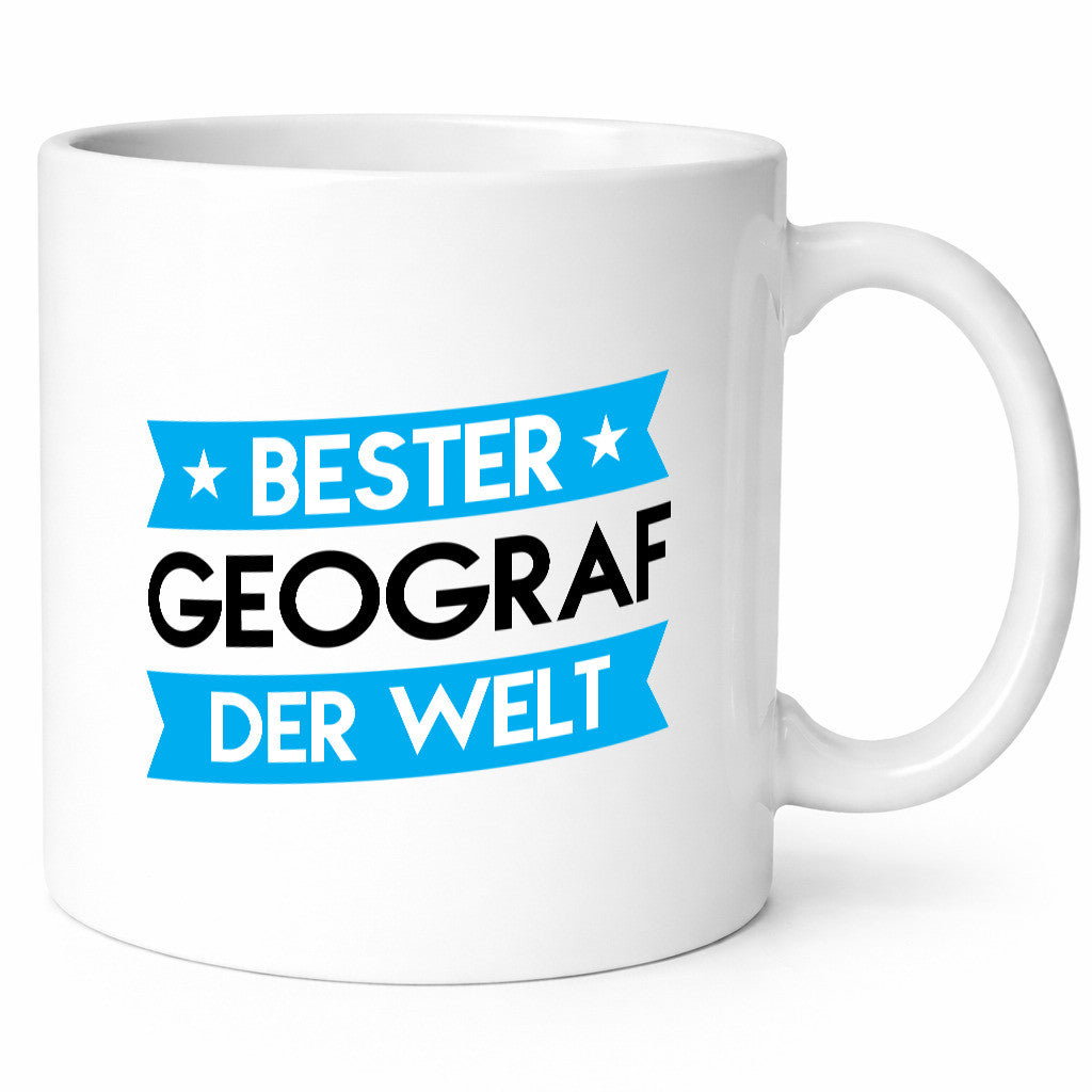 Bester Geograf | Geografie lustiger Spruch Geschenk Humor Geschenkidee Tasse