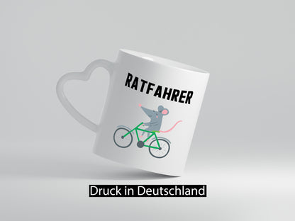 Ratfahrer Motiv | Radfahrer Tasse Ratte lustig Geschenkidee Humor
