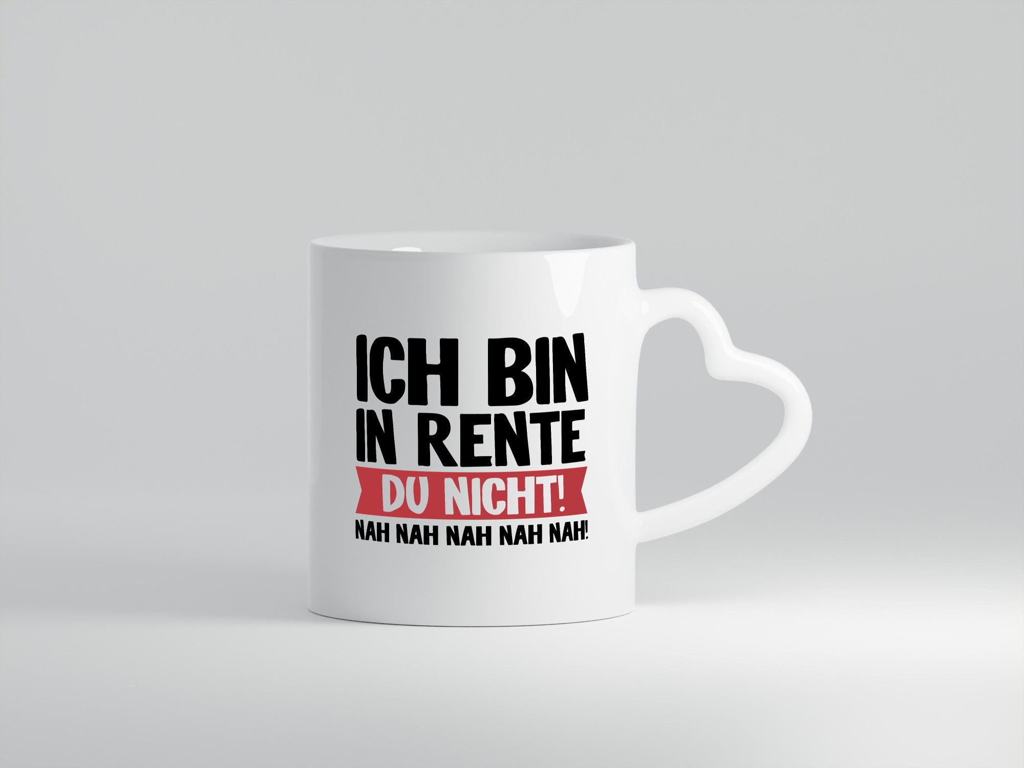 Ich bin in Rente v2 Humor Geschenkidee Tasse