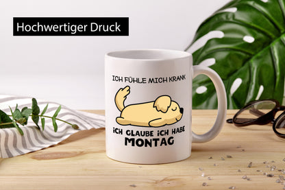 Ich fühle mich Krank | Montag Morgenmuffel Wochenstart lustig Humor