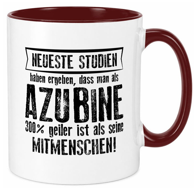 Neuste Studien: Azubine | Ausbildung Lehre Lehrling Geschenk Humor Geschenkidee Tasse