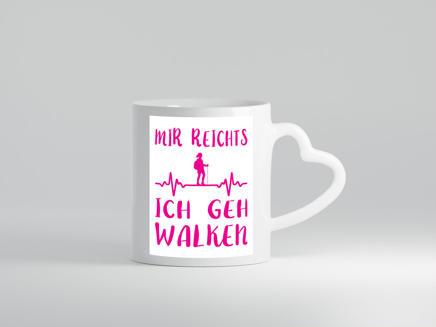 Ich geh walken | Mensch Herzschlag Geschenk Humor Geschenkidee lustiger Spruch