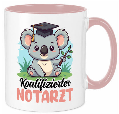 Koalifizierter Notarzt | Arzt Geschenk Humor Geschenkidee lustiger Spruch Tasse