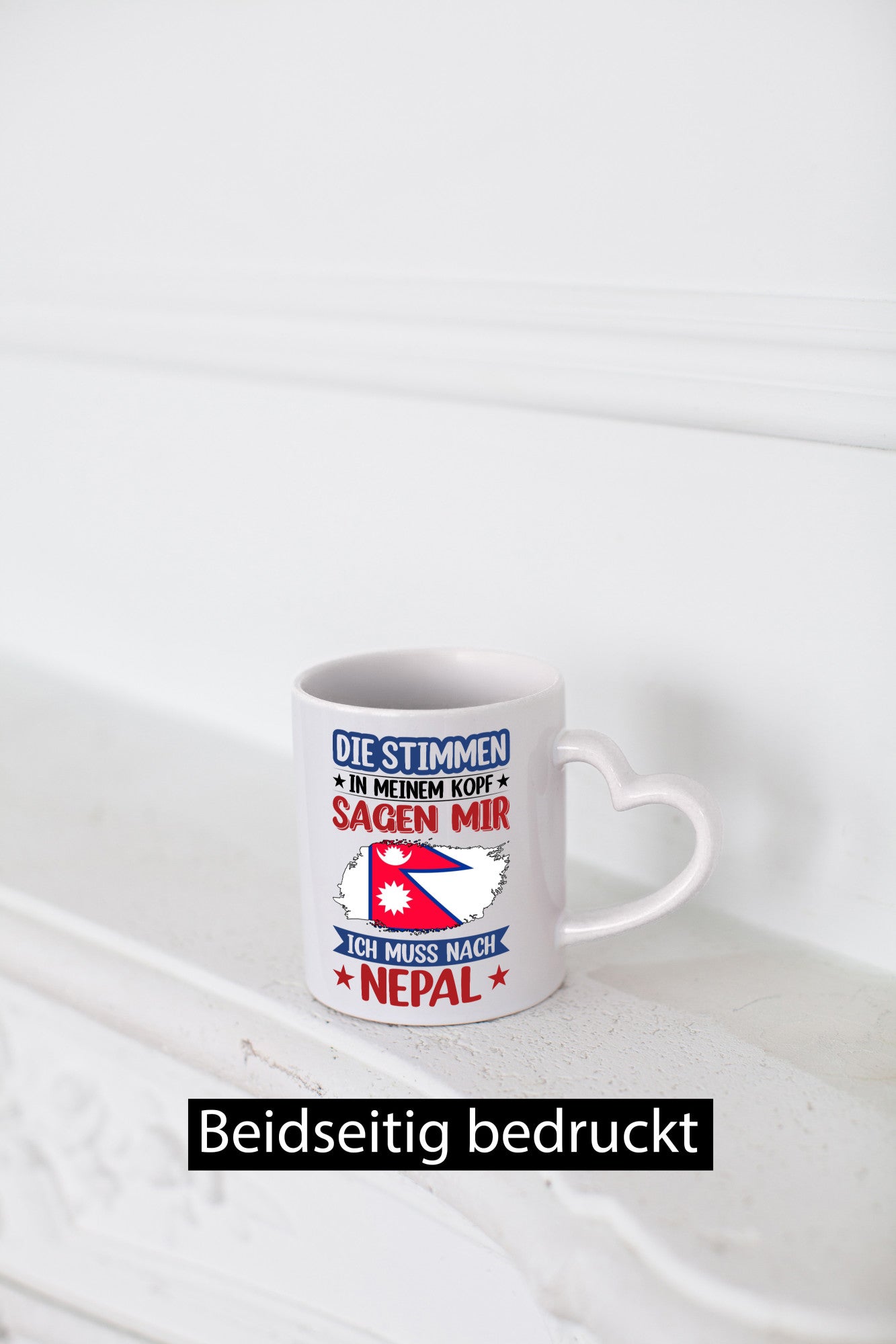 Nepal | Urlaub Stimmen in meinem Kopf Traumland Humor Geschenkidee Tasse