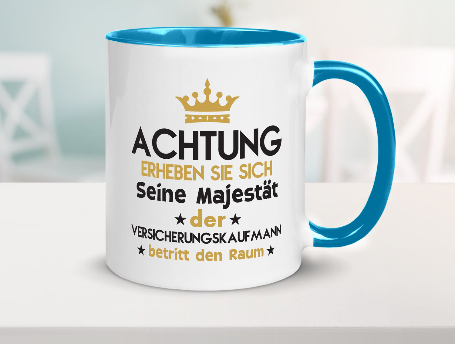 Seine Majestät Versicherungskaufmann | Kaufmann Geschenkidee Humor Tasse