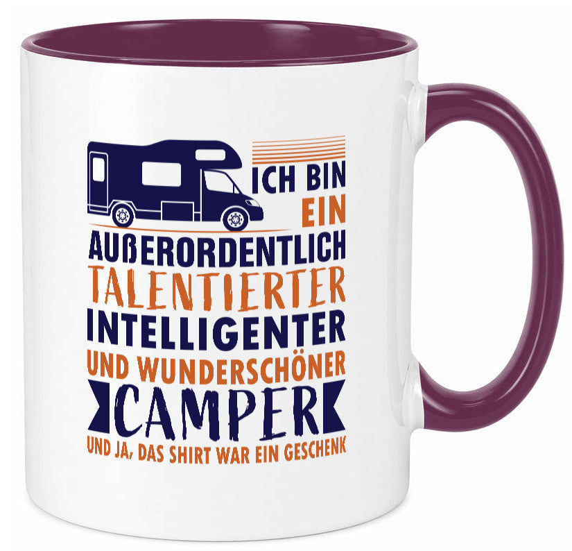 Talentierter | Intelligenter Wunderschöner Camper lustiger Spruch Geschenk