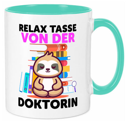 Relax Tasse: Doktorin | Doktorand Doktortitel lustig Humor Geschenkidee