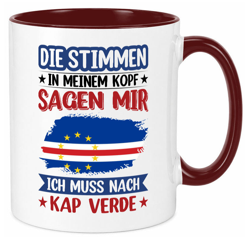 Kap Verde | Urlaub Stimmen in meinem Kopf Traumland lustig Humor Geschenkidee
