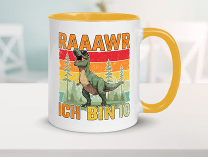10. Geburtstag | 10 Jahre rarrrr ich bin Dinosaurier lustig Geschenkidee