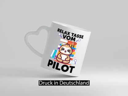 Relax Tasse: Pilot | Flugzeug Piloten lustiger Spruch Geschenk Humor