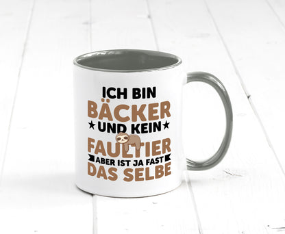 Ich bin kein Faultier: Bäcker | Bäckerei Backen Konditor Humor Tierliebhaber