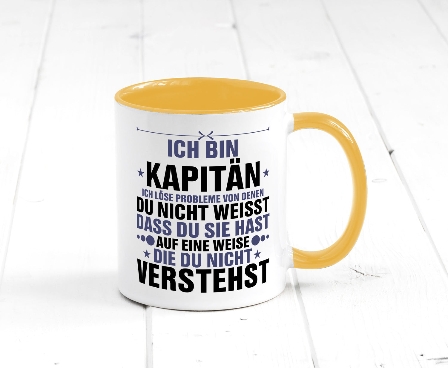 Löse Probleme: Kapitän | Schiffskapitän Schiff v2 Geschenk Humor Geschenkidee