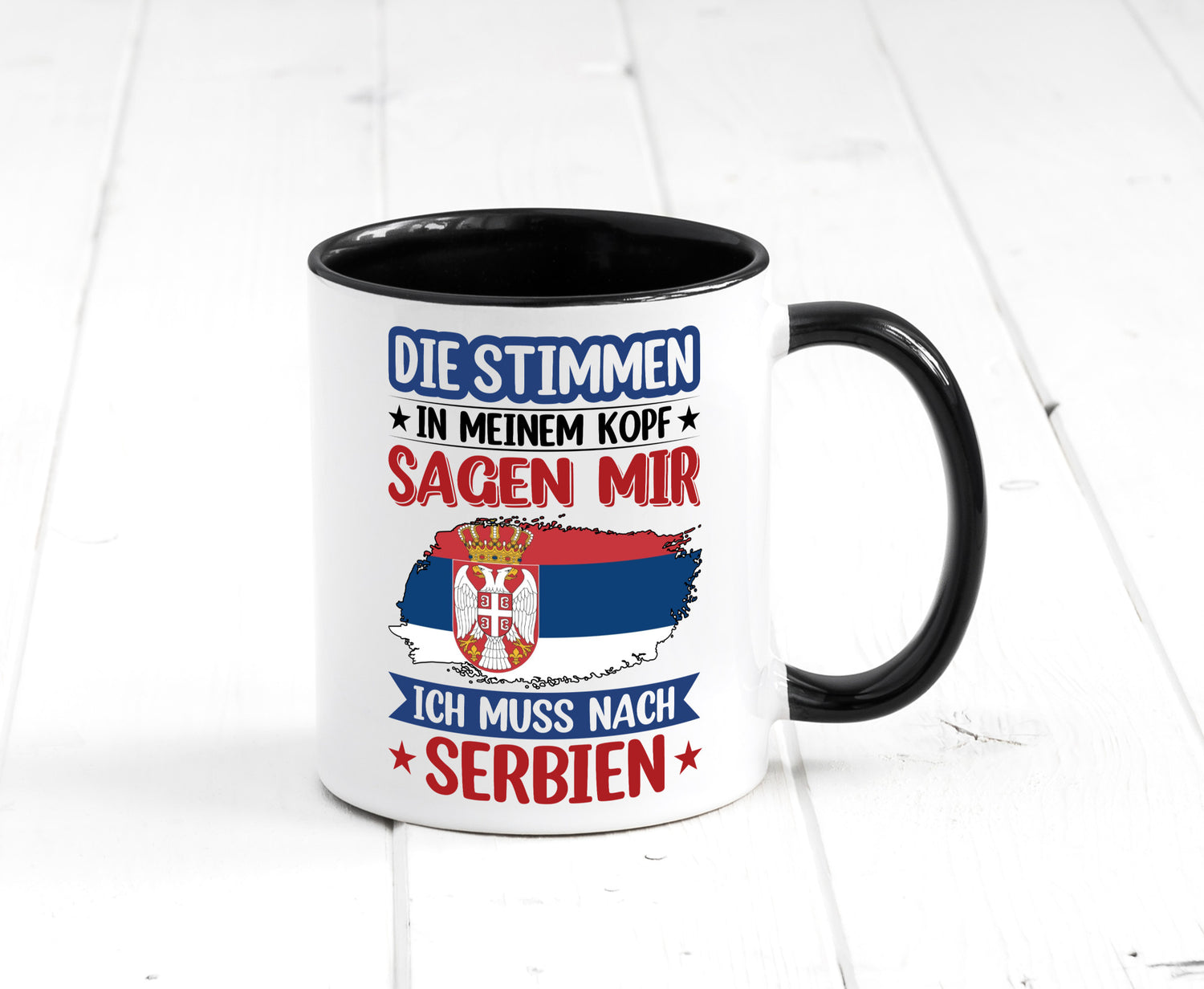 Serbien | Urlaub Stimmen in meinem Kopf Traumland v2 Geschenk Humor