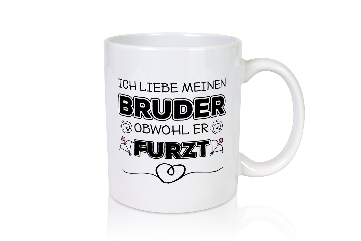 Ich liebe meinen Bruder | Furz Geschwister Statement Geschenk Humor