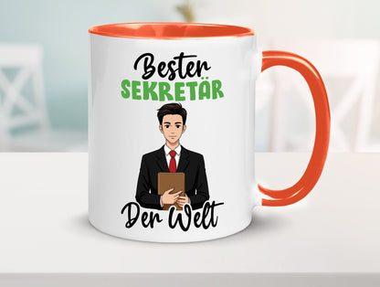 Bester Sekretär | Büro v2 lustiger Spruch Geschenk Arbeit Kollegen Tasse