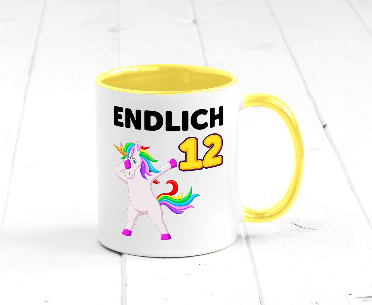 12. Geburtstag | endlich 12 Jahre Einhorn Mädchen lustig Geschenkidee Geschenk