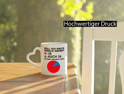 Segeln gehen | Segler Tasse Segelboot Kapitän lustiger Spruch Geschenk Humor