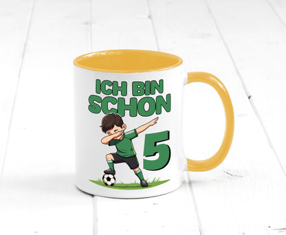 5. Geburtstag | 5 Jahre Fußballer lustiger Spruch Geschenk Geschenkidee Tasse