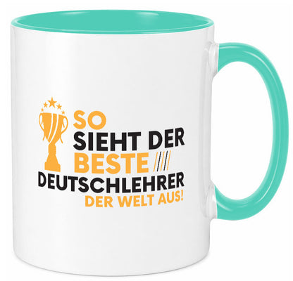 Der Weltbeste Deutschlehrer | Lehrer Schule lustiger Spruch Geschenk Humor