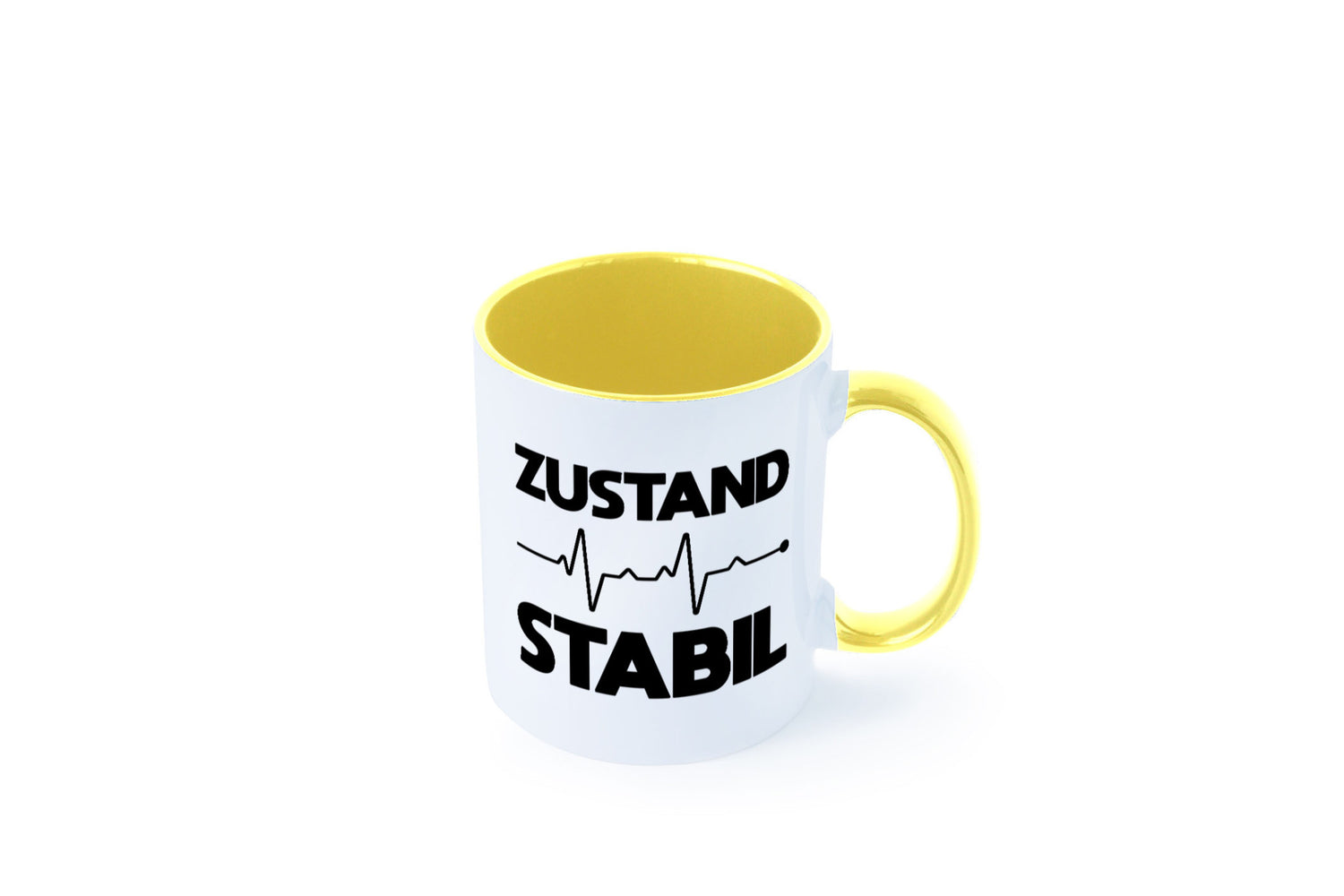 Zustand Stabil | Herzschlag Heartbeat lustiger Spruch Geschenk Humor