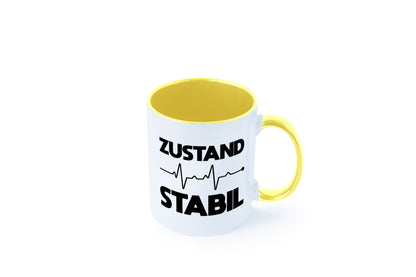 Zustand Stabil | Herzschlag Heartbeat lustiger Spruch Geschenk Humor