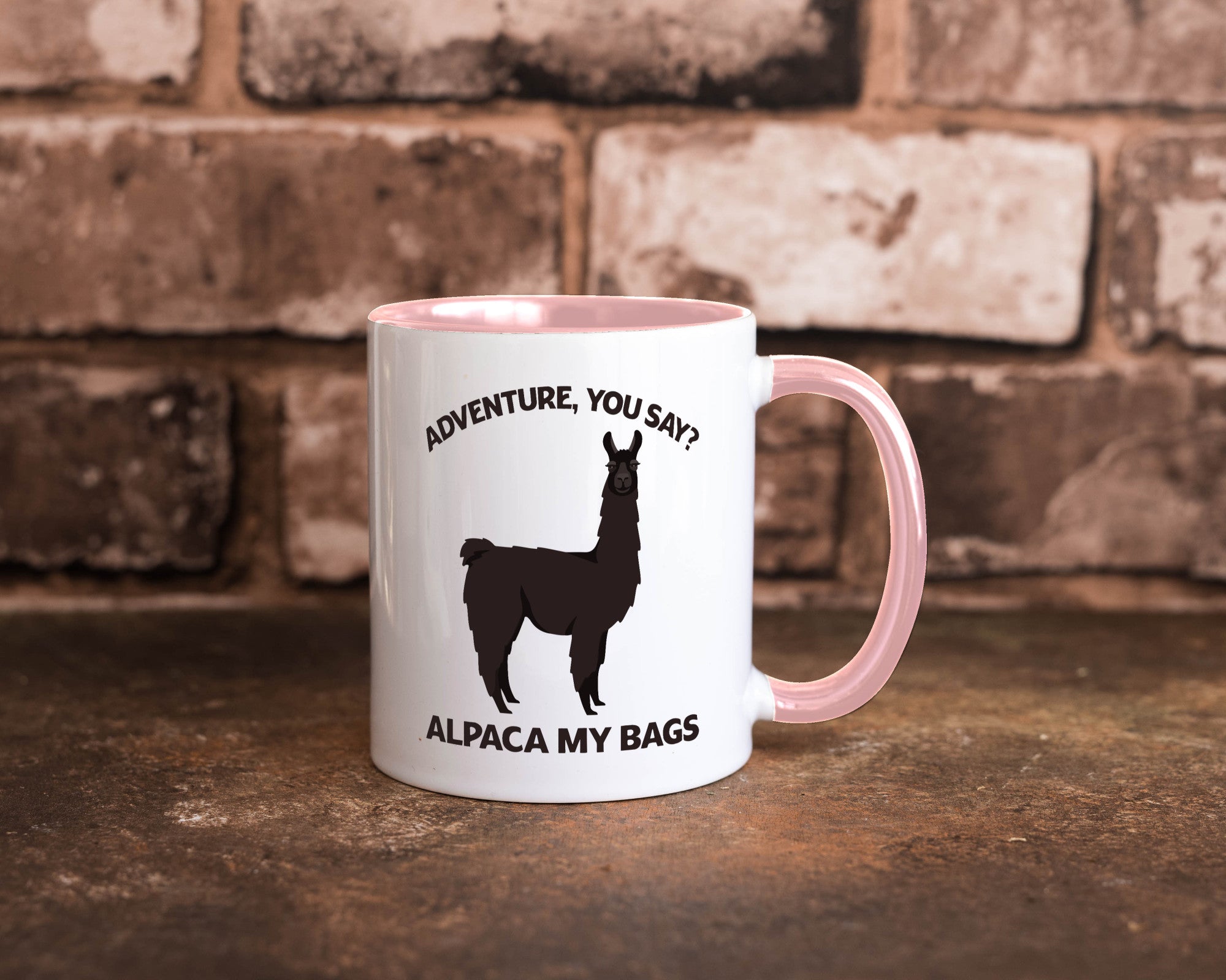 Adventure, Alpaca | Humor Geschenkidee Tasse