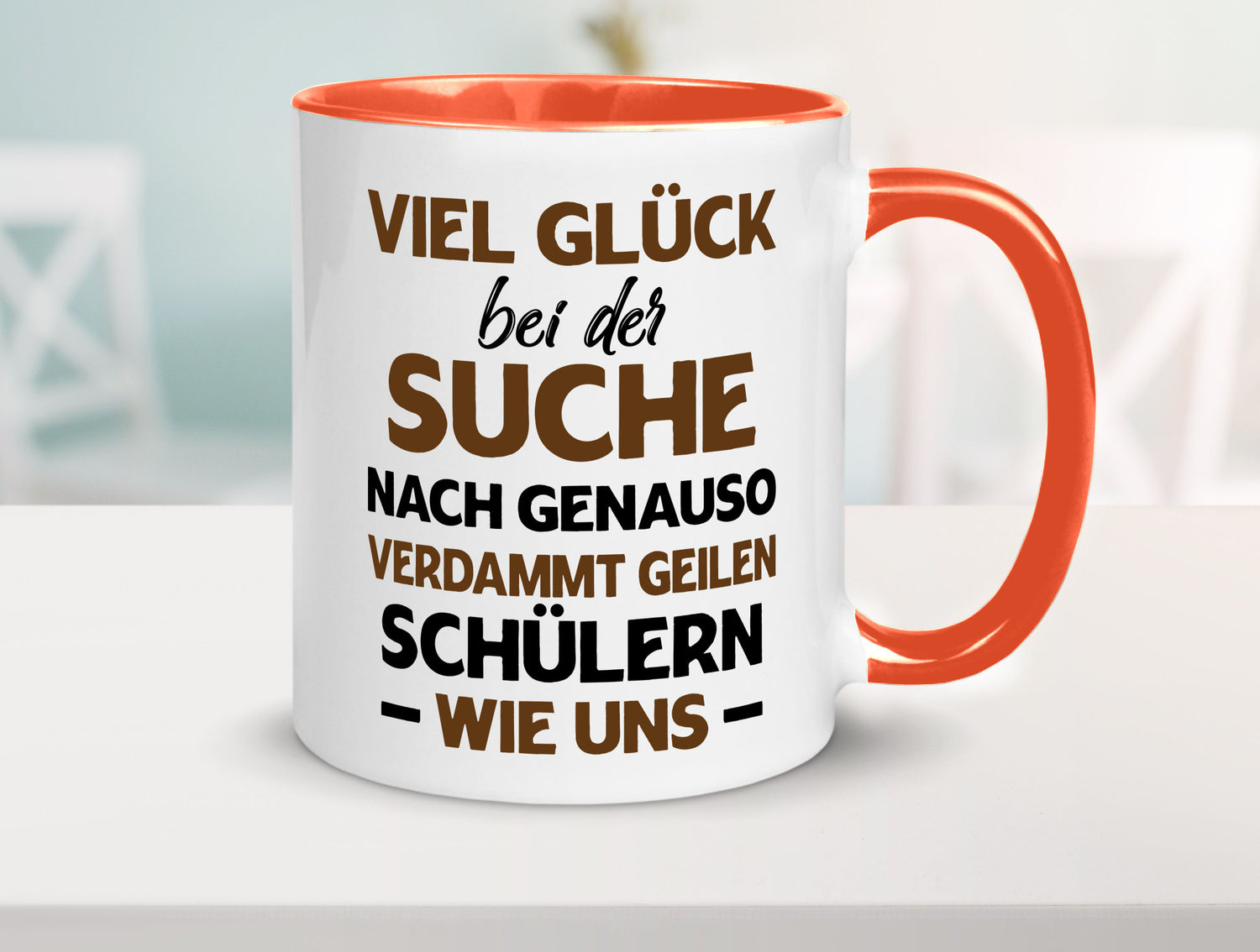 Viel glück | Geile schüler Schule Beste Lehrerin lustig Humor Geschenkidee