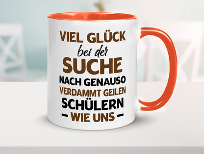 Viel glück | Geile schüler Schule Beste Lehrerin lustig Humor Geschenkidee