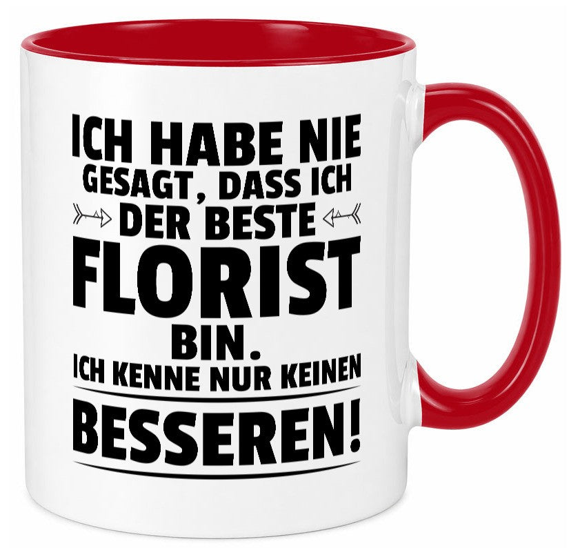 Der Beste Florist | Blumen Verkäufer lustiger Spruch Geschenk Humor Tasse