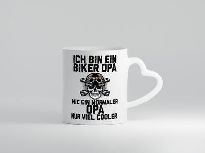 Biker Opa, wie normal, aber cooler | Motorradbrille Geschenk Familie