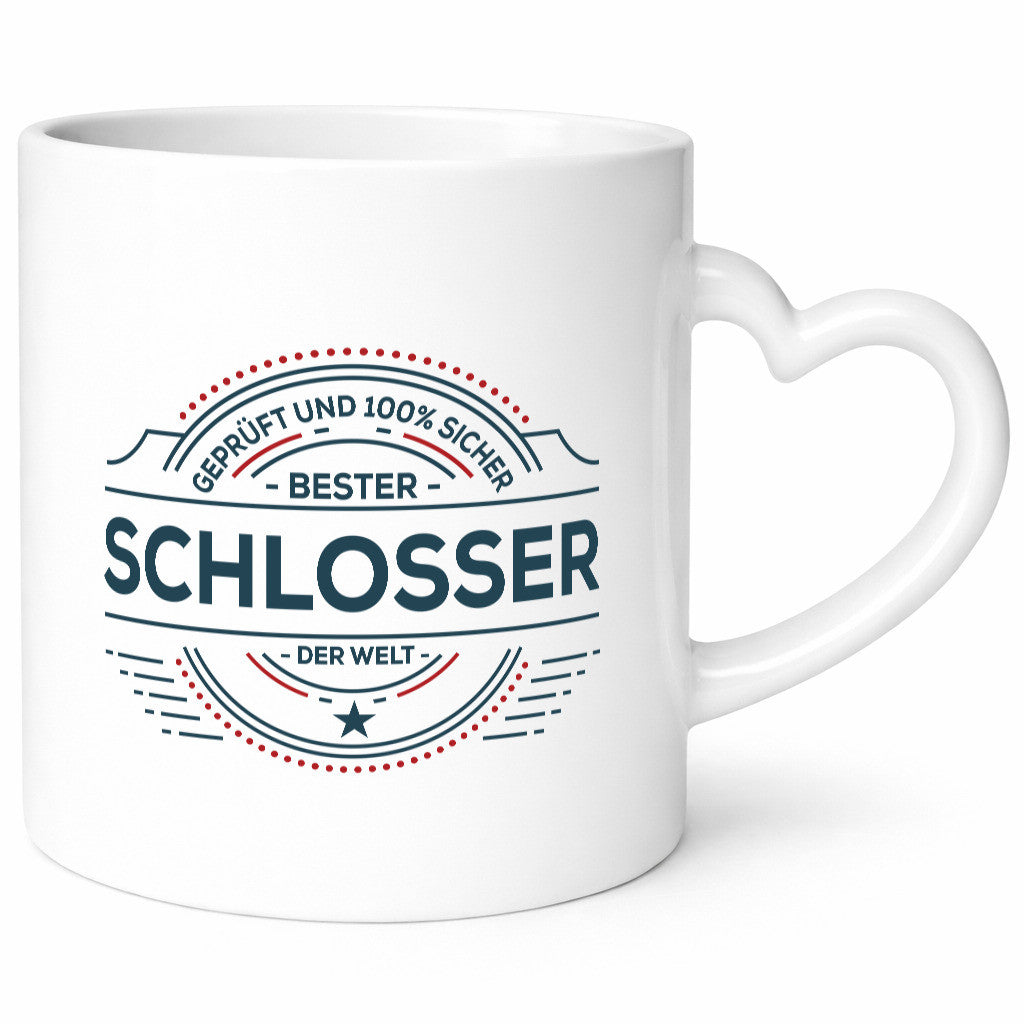 Geprüft und sicher: Schlosser | Beruf Schlosserei Geschenkidee Arbeit Kollegen