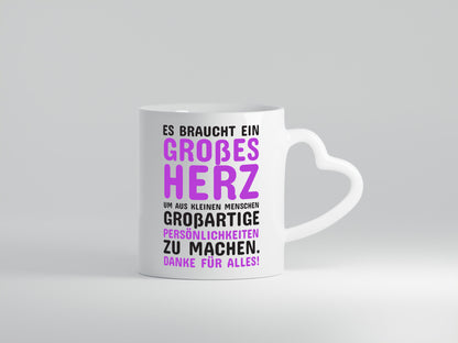 Lehrerin Tasse | schöner Spruch großes Herz Lehrer Humor Geschenkidee