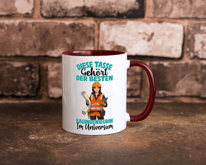 Im Universum: Bauingenieurin | Ingenieurin lustiger Spruch Geschenk Humor