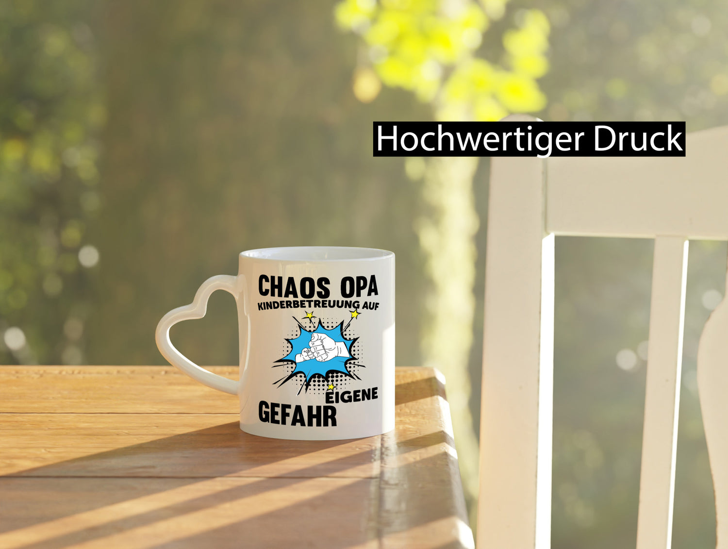 Chaos Opa | Kinderbetreung auf eigene Gefahr lustig Familie Geschenkidee