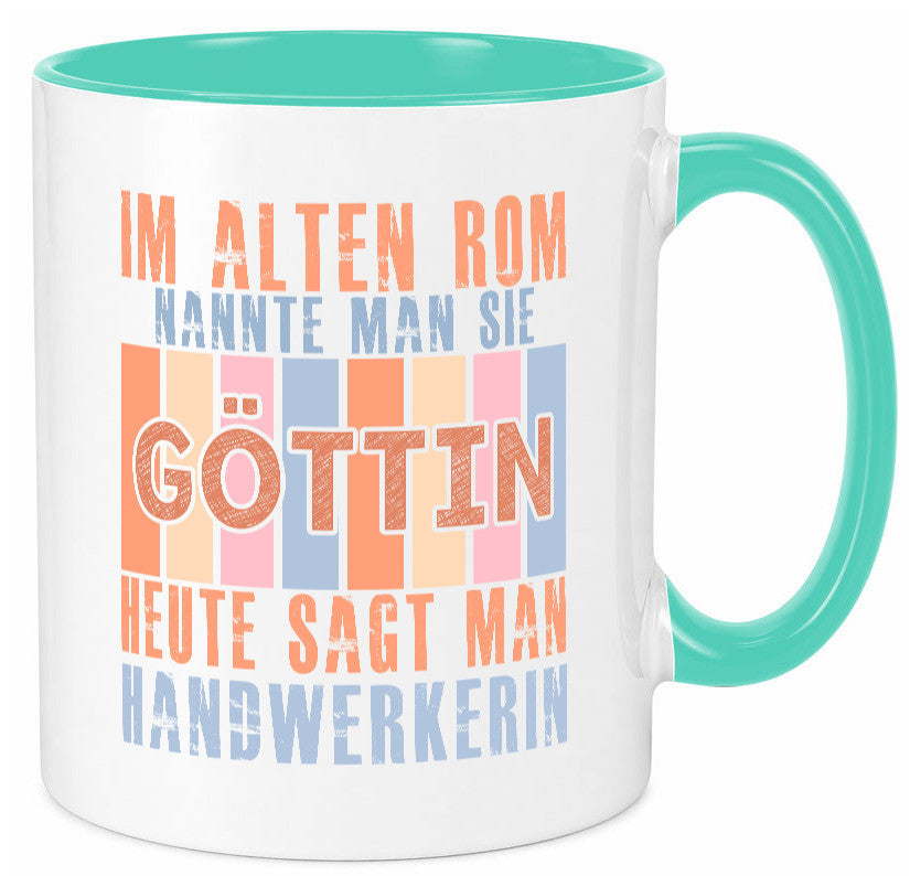 Heute sagt man: Handwerkerin | Handwerkerinnen Geschenk Humor Geschenkidee