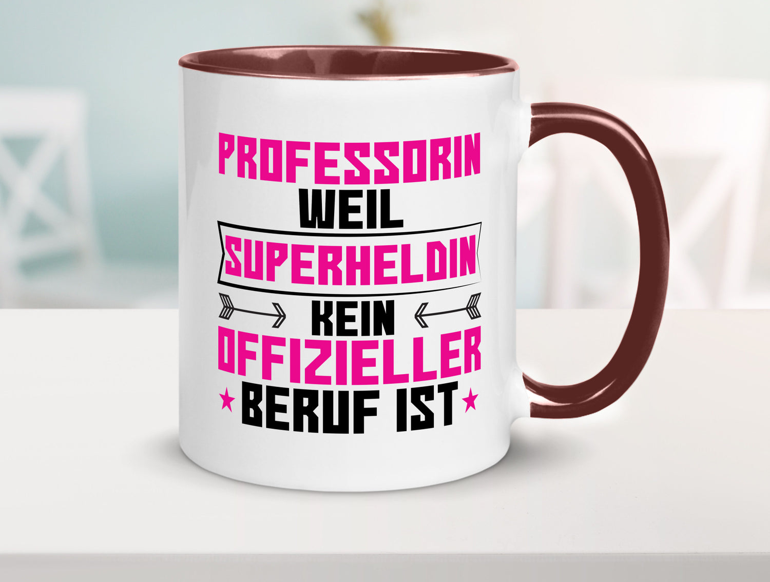 Superheldin Professorin | Uni Universität Geschenk Humor Geschenkidee lustiger