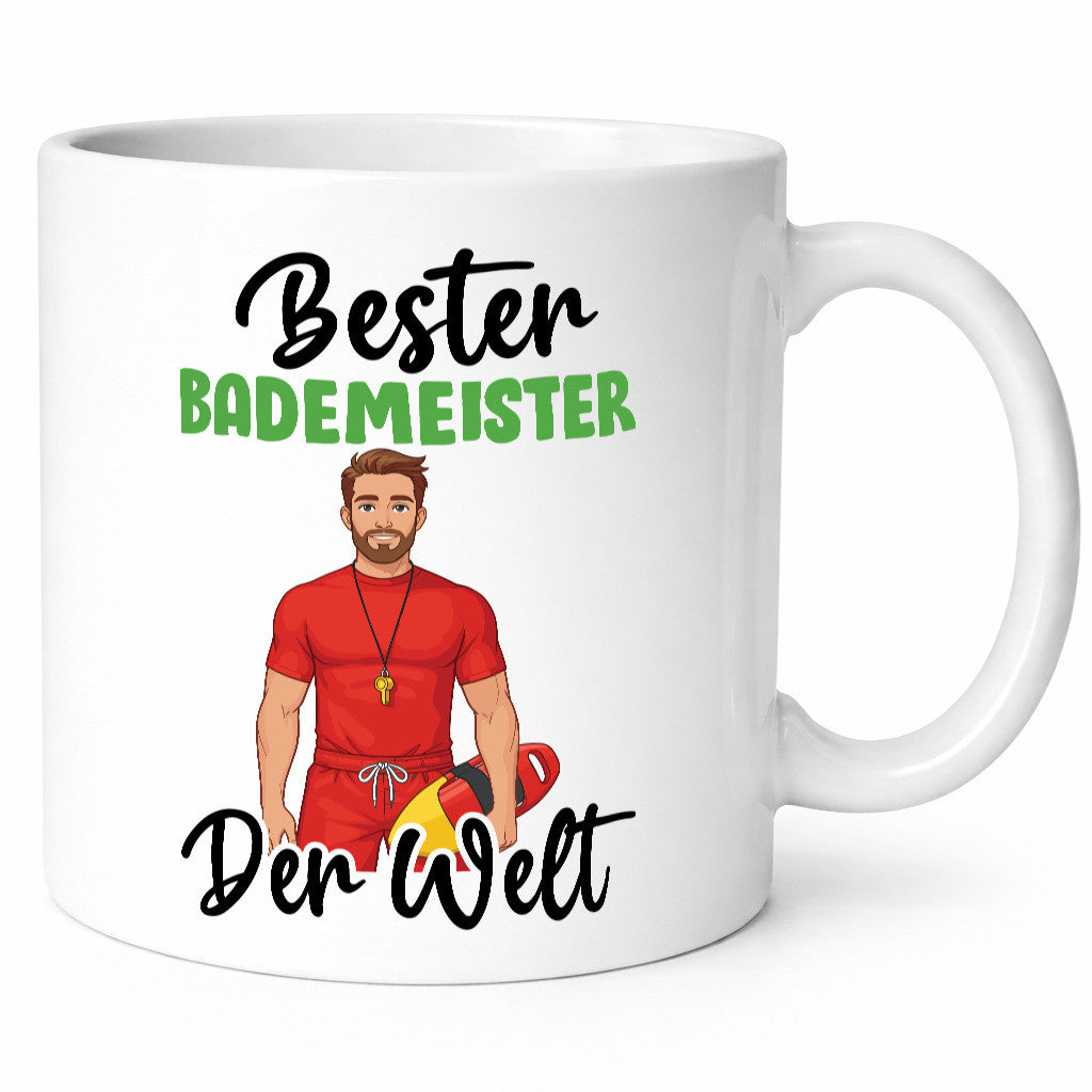 Beste Bademeister | Rettungsschwimmer lustig Humor Geschenkidee Geschenk Tasse