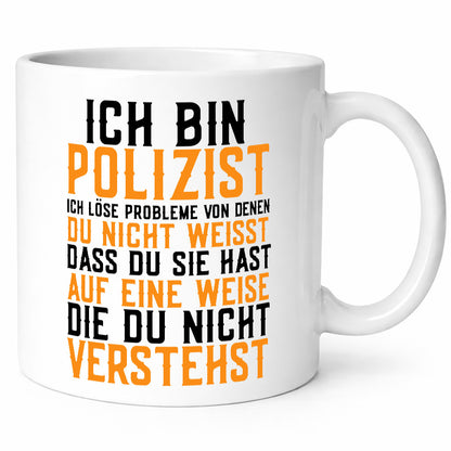 Ich bin Polizist | Polizei Beruf Job lustiger Spruch Geschenk Arbeit Kollegen