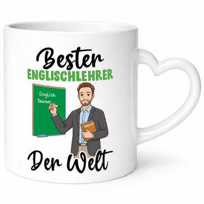 Bester Englischlehrer | Schule Englisch v2 Humor Geschenkidee Tasse