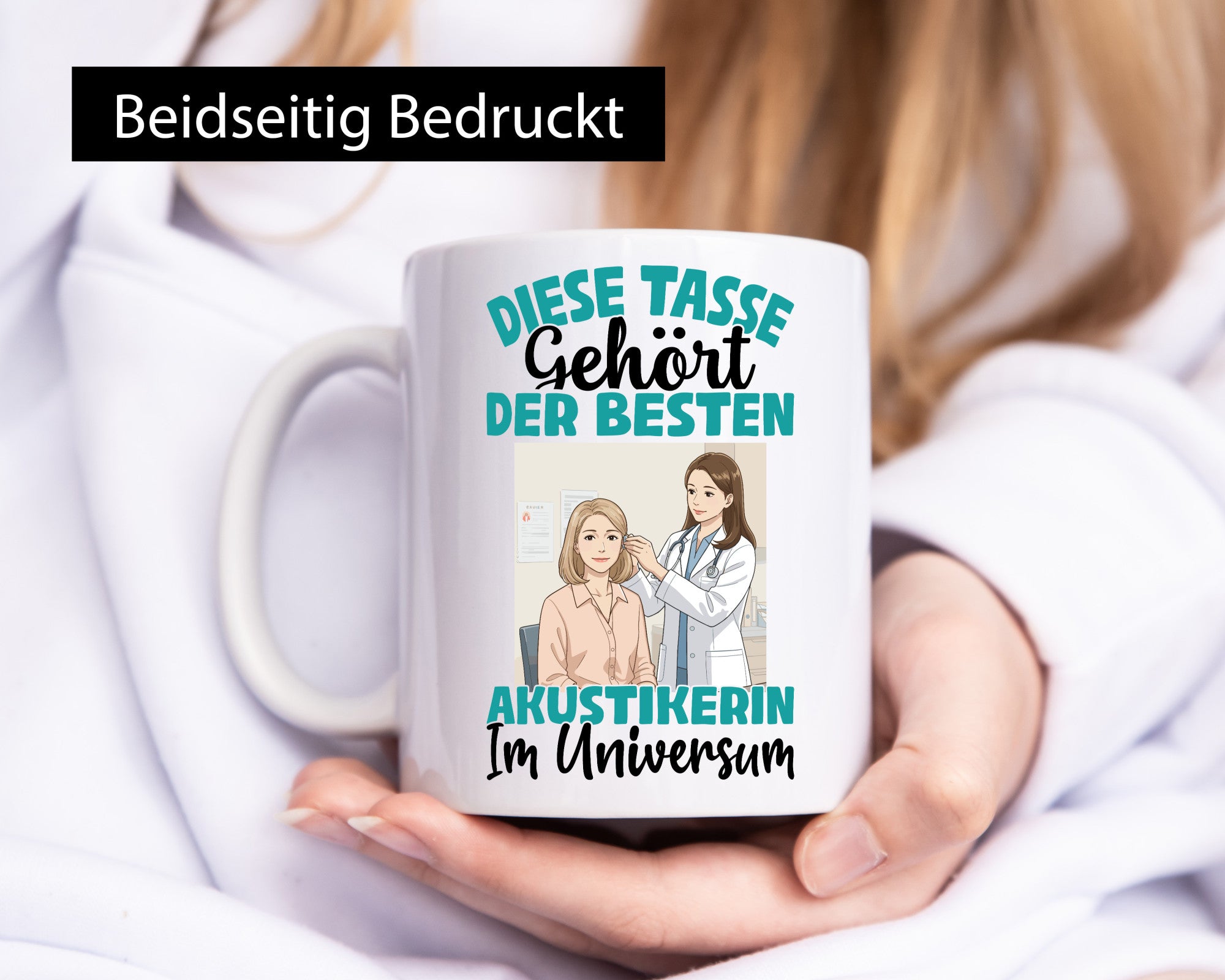 Im Universum: Akustikerin | Akustik Hörgeräteakustik Geschenk Humor
